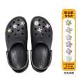 CROCS 卡骆驰女凉鞋 经典厚底夏季云朵洞洞鞋女士老爹鞋含鞋花