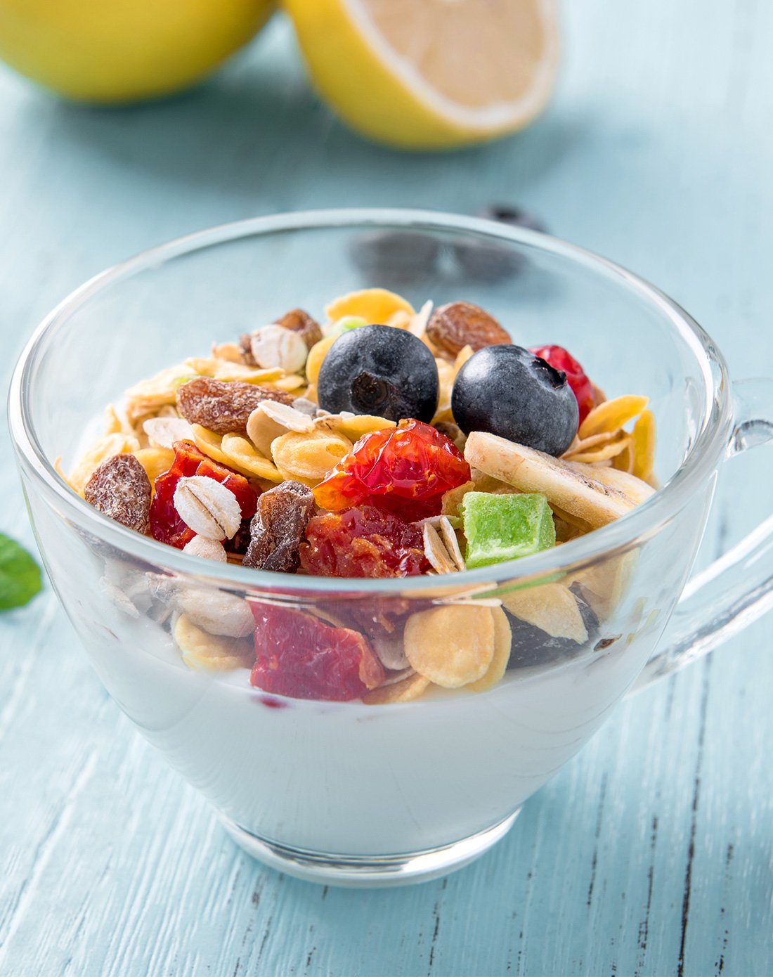 水果玉米片混合燕麦片早餐 冲饮 免煮即食营养代餐650g
