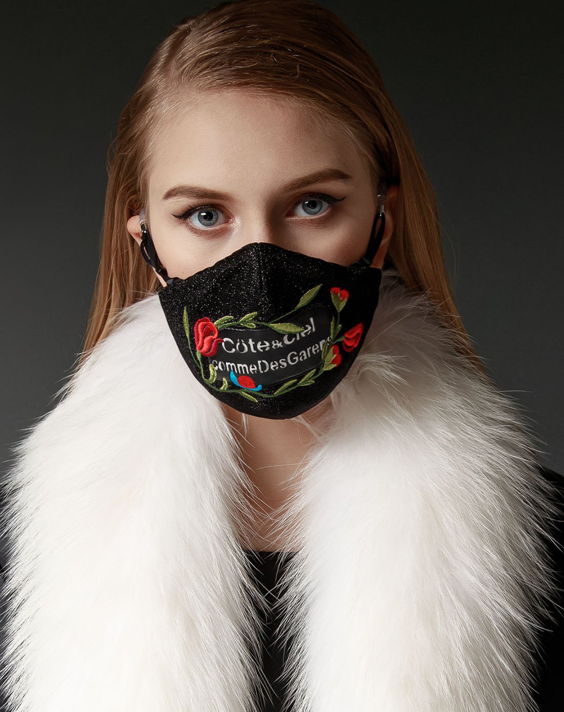 美好 绮之卉高端防雾霾口罩pm2.5成人男女防尘花粉口罩