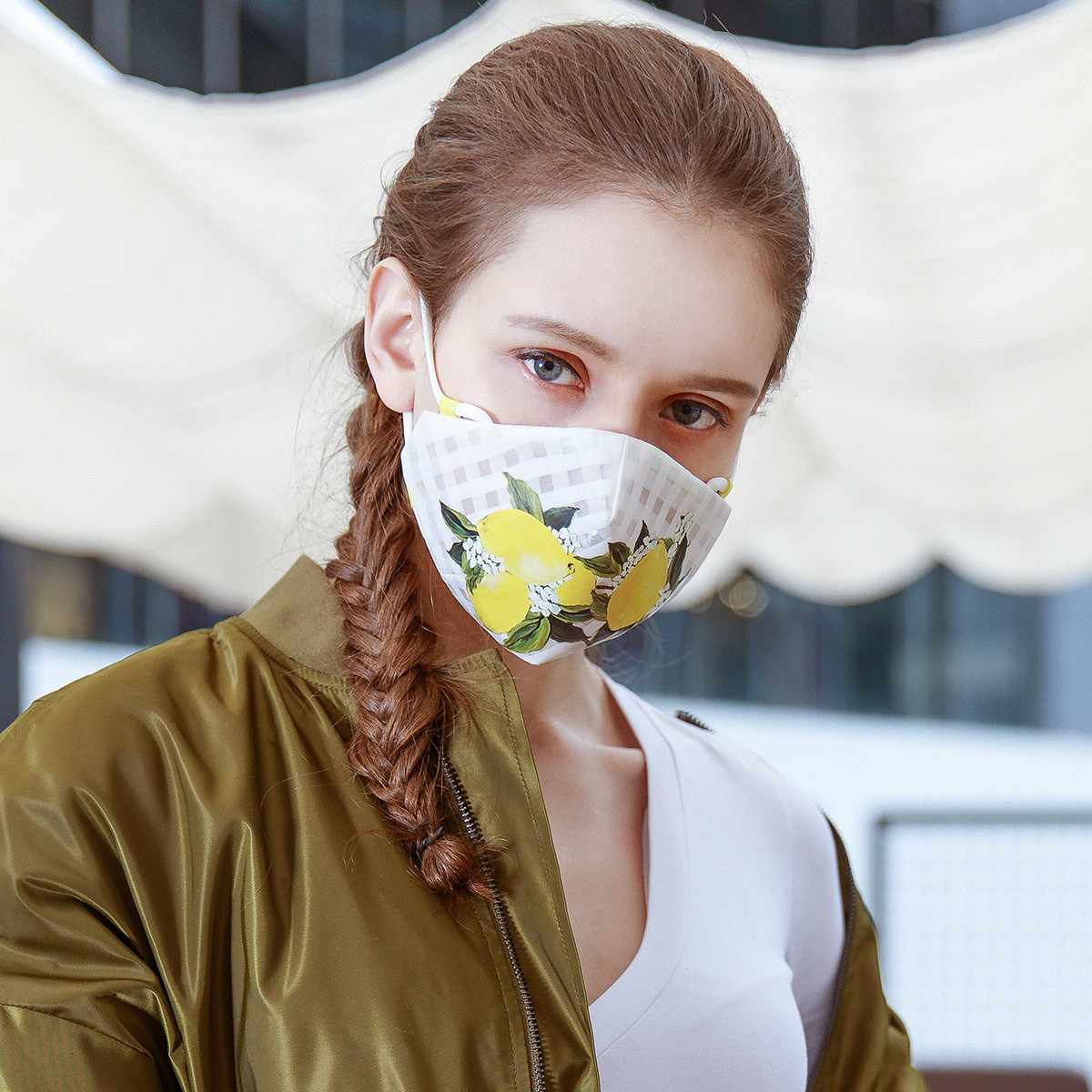 【专业防护 时尚修颜】秋枫防尘口罩女pm2.5防雾霾成人