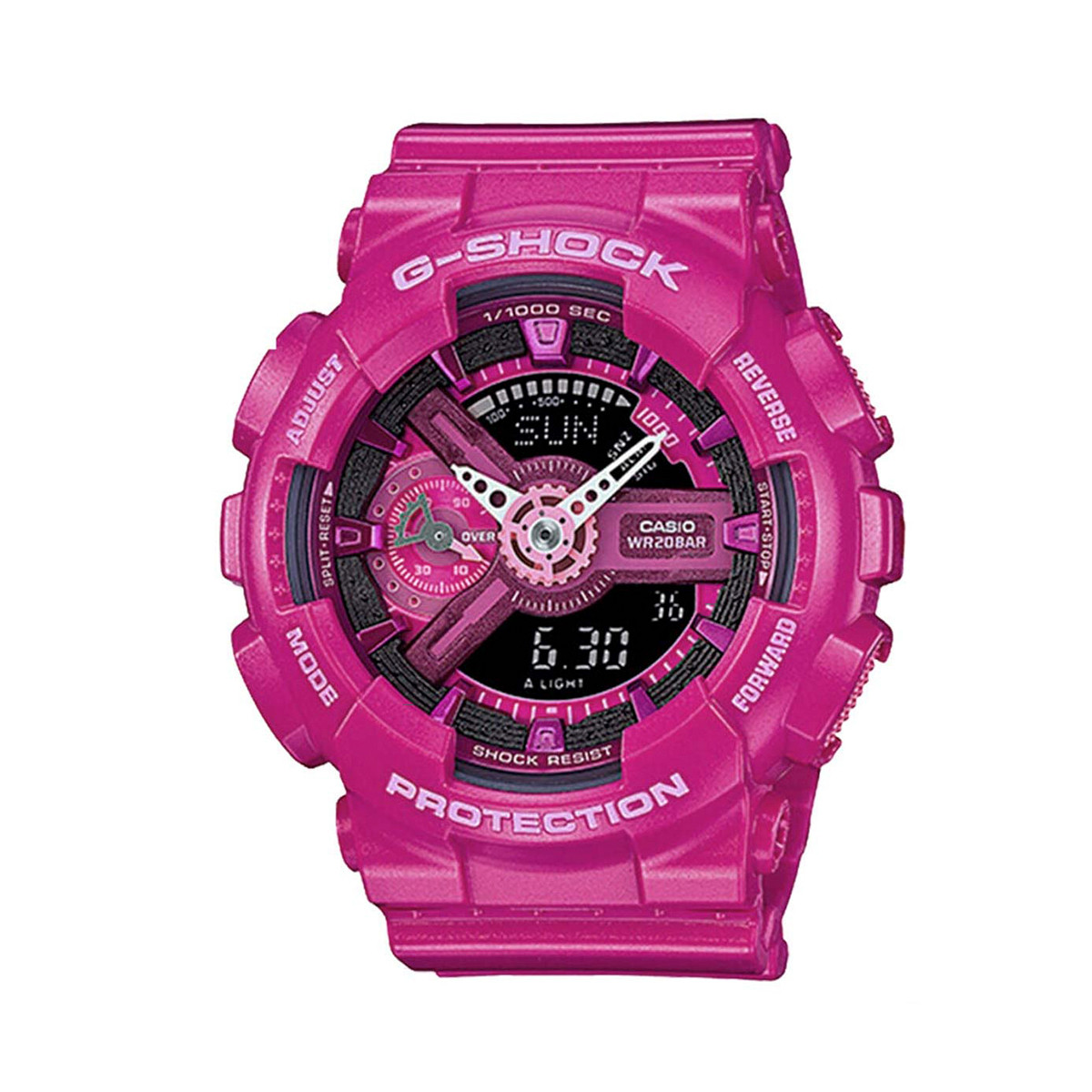 卡西欧手表g-shock系列多功能运动女士手表gma-s110mp-4a3pr_唯漆会