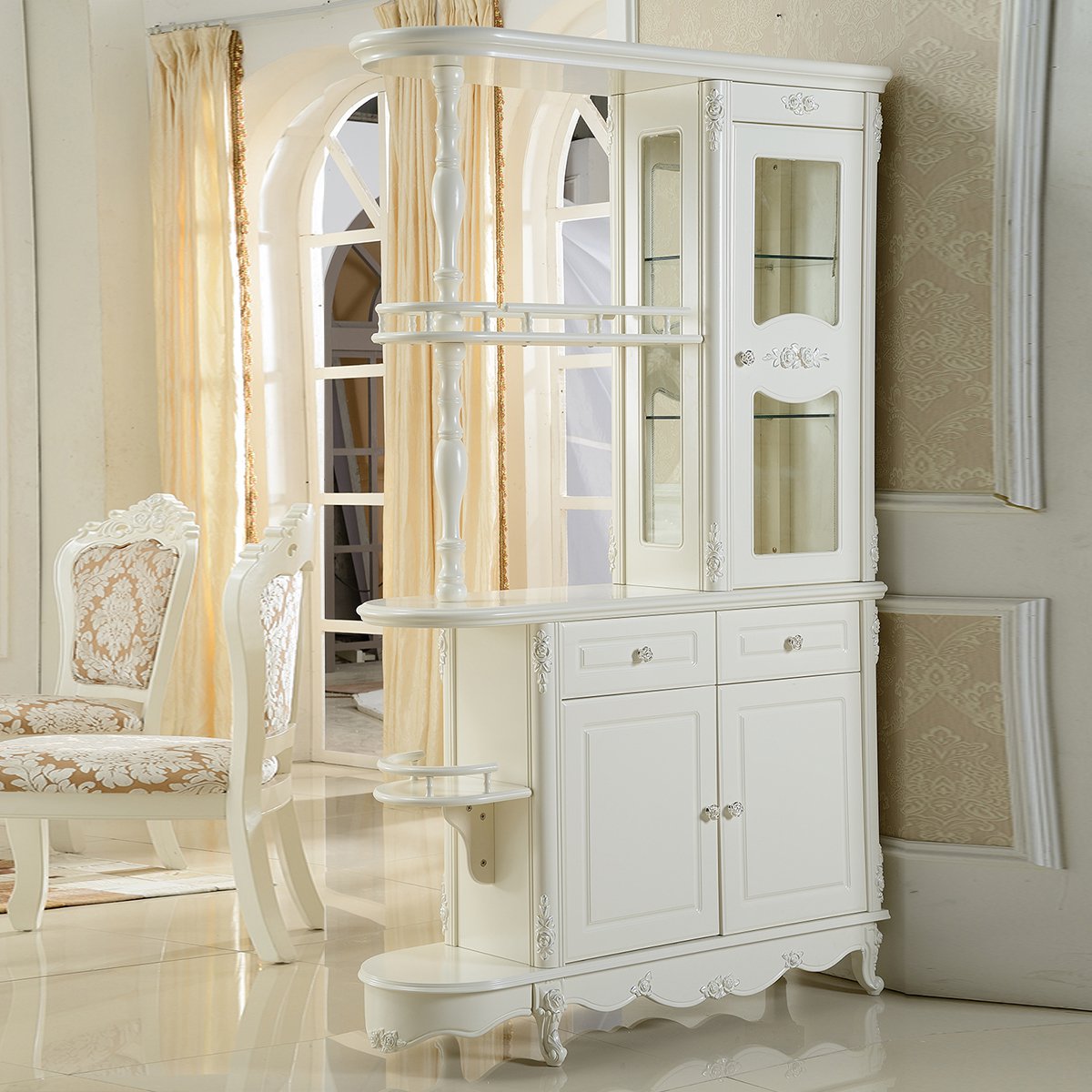 欧式间厅柜门厅柜玄关柜隔断柜吧台