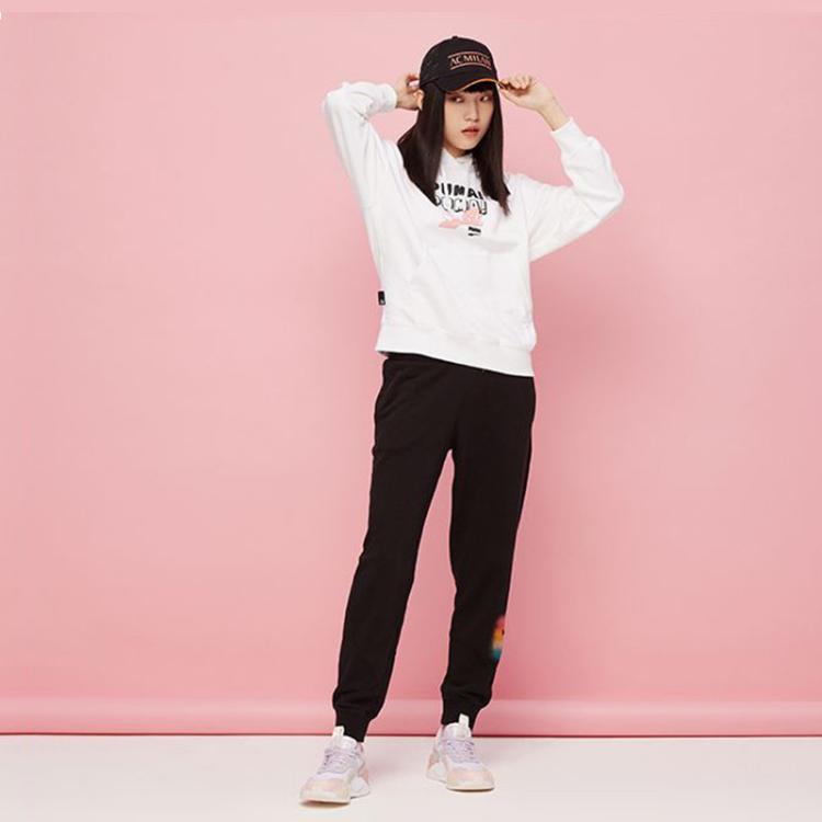 PUMA 彪马 女子休闲运动卫衣纯棉防风恒温连帽针织衫 RS Downtown 6921066571131189596