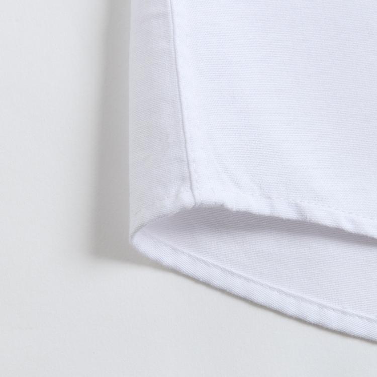 罗蒙 【高棉牛津纺】纯色休闲衬衫男长袖休闲衬衣男士衬衫长袖男士衬衣