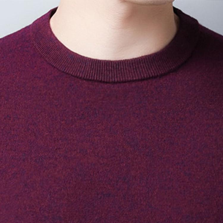 罗蒙 【口碑推荐】羊毛衫男100%羊毛半高领毛衣男半高领男士羊毛衫