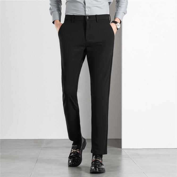 罗蒙 【加绒加厚可选】爆款男裤秋冬款保暖裤子男士休闲裤男长裤西裤男