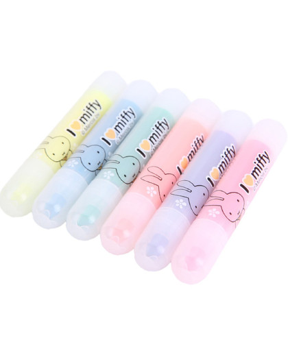 晨光米菲学生荧光笔迷你6支装