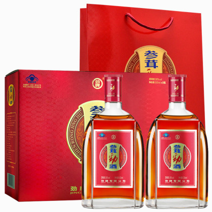 中国劲酒 参茸劲酒38度 500ml*2 礼盒