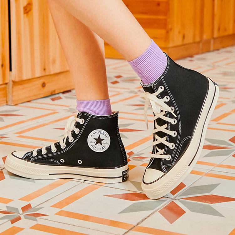 converse 【1970S】经典款三星标男鞋女鞋高帮帆布鞋