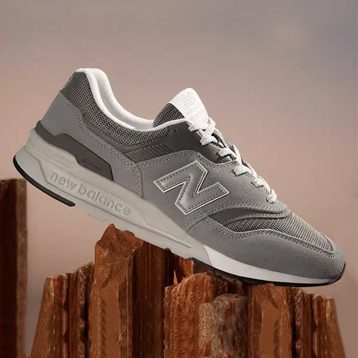 New Balance NB官方正品男女情侣经典灰色复古运动休闲鞋CM997HCA