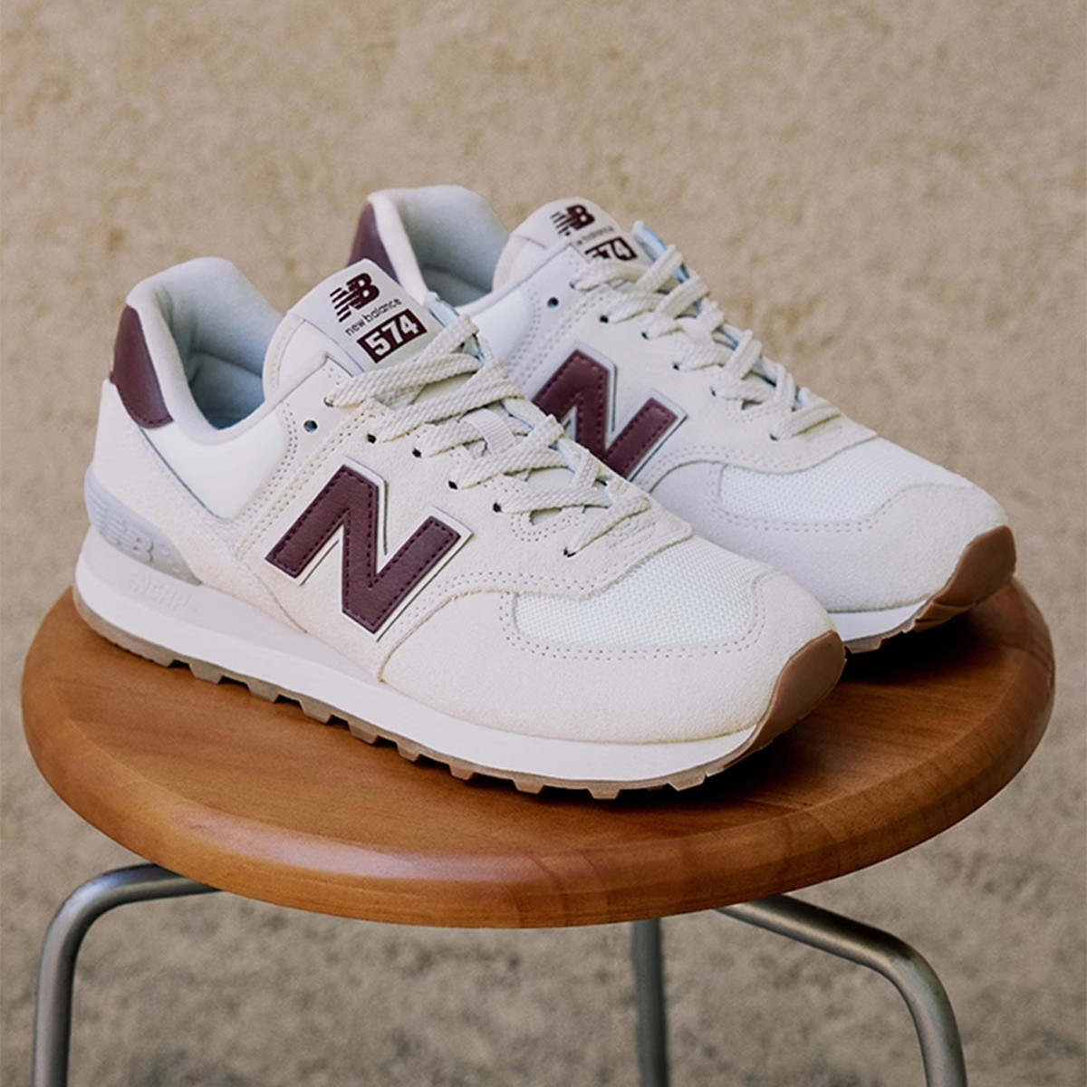 New Balance NB官方正品夏季女款经典复古运动休闲慢跑鞋WL574RCF