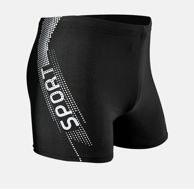 【潮流印花】男士内裤男速干透气泳裤u型裤裆防尴尬沙滩游泳裤