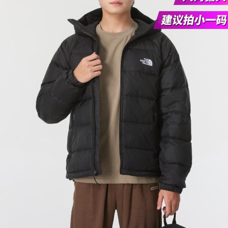 The North Face 男装上衣冬季休闲时尚户外训练健身保暖男式羽绒服【偏大一码】 In Black