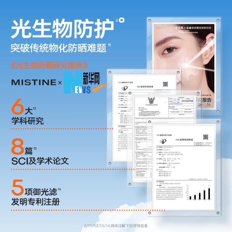 Mistine 经典【小黄帽防晒霜】50倍防晒隔离紫外线三合一提亮肤色不油腻