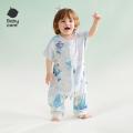 Babycare 【小睡象幼儿短袖分腿睡袋】宝宝夏季薄款婴儿分腿防踢被神器 图片 1