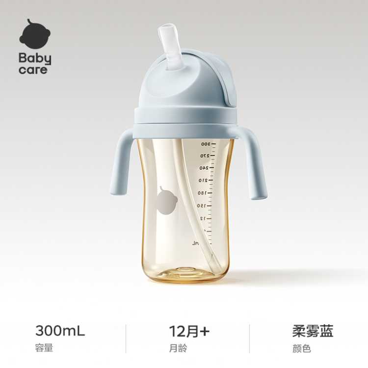 Babycare 【双侧防呛】学饮杯婴儿宝宝吸管杯防呛水杯6个月以上儿童水杯
