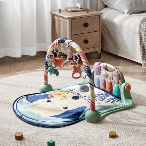 Babycare 【新生礼盒】婴儿多功能脚踏钢琴健身架0-36个月宝宝益智玩具 图片 1
