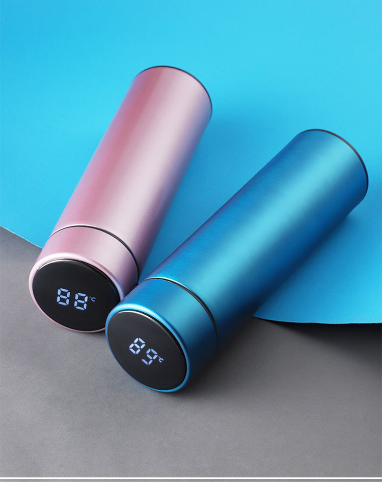 智能保温杯男便携女网红带显示温度的感温测温多功能车载的水杯子