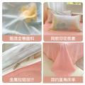 洁丽雅 全棉印花四件套100%纯棉家用被套床单床上用品学生宿舍三件套 图片 5