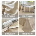 洁丽雅 全棉印花四件套100%纯棉家用被套床单床上用品学生宿舍三件套 图片 5