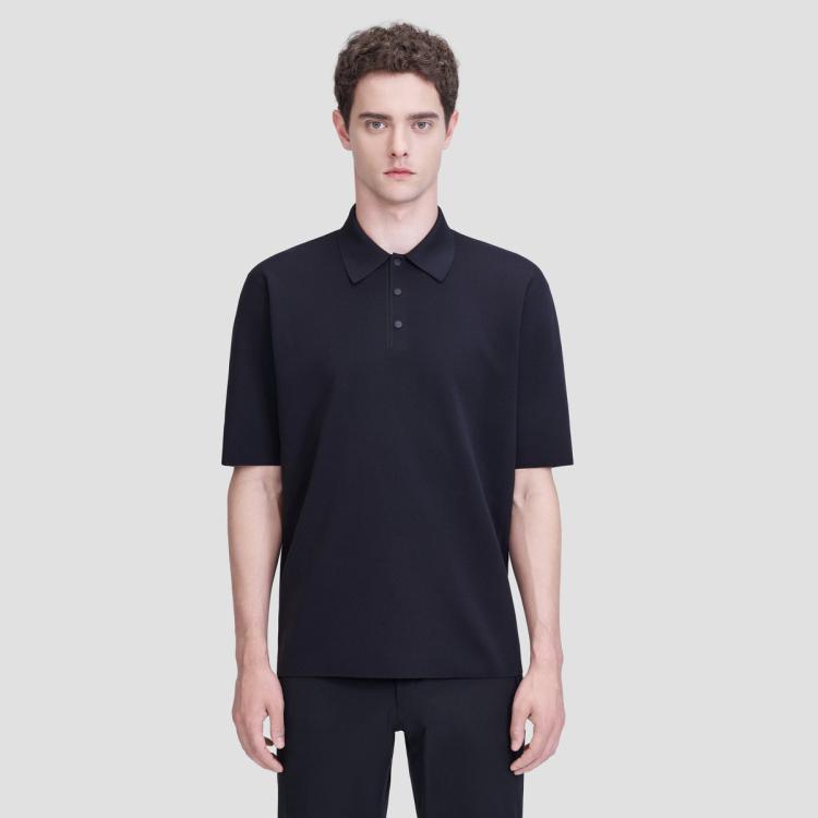 Descente 迪桑特 Allterrain系列 男子短袖polo衫 In Black