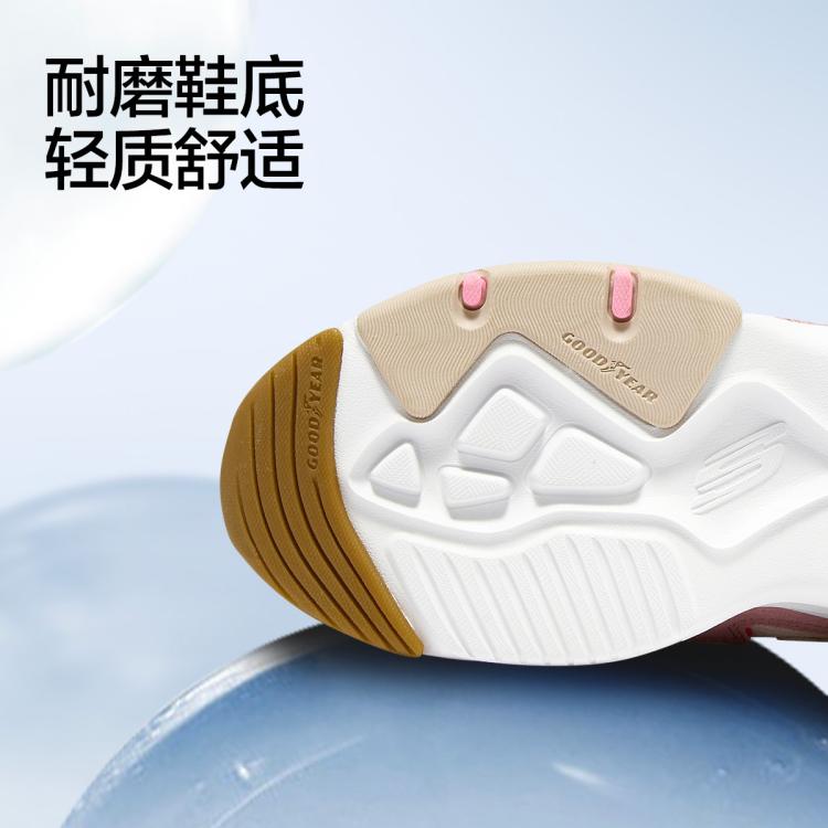 斯凯奇 出清【闪电熊猫鞋】女鞋老爹鞋增高运动休闲鞋跑步鞋轻质缓震秋冬