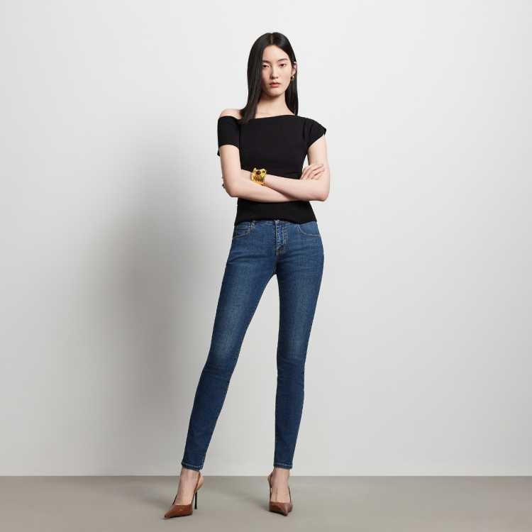 VERO MODA 【提臀小脚裤】26秋新品含莱赛尔紧身显瘦神裤简约风牛仔裤女