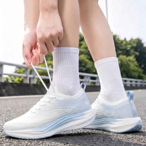德尔惠 【网面透气跑步鞋】轻便缓震跑鞋软底舒适时尚百搭女鞋训练运动鞋 图片 6
