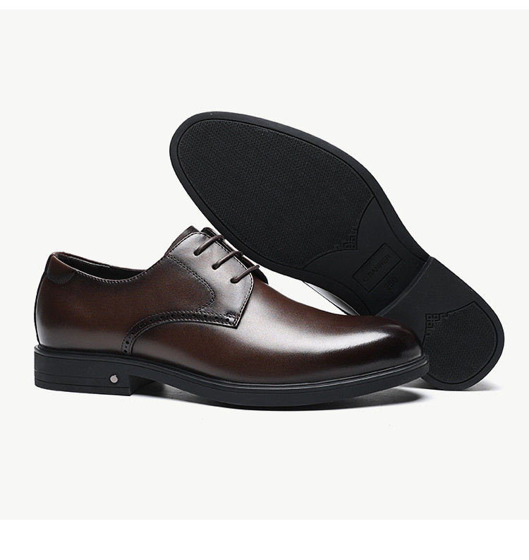 【热销爆款】21秋季新款真皮男士皮鞋商务正装男鞋婚鞋男德比鞋