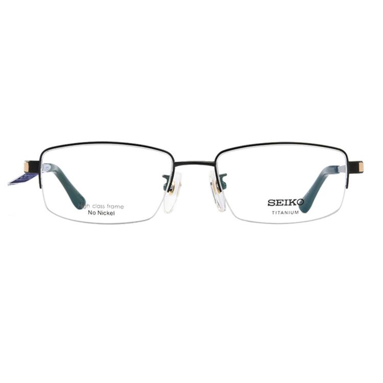 【近视配镜】男款热销钛材经典半框眼镜架镜框 HC1003