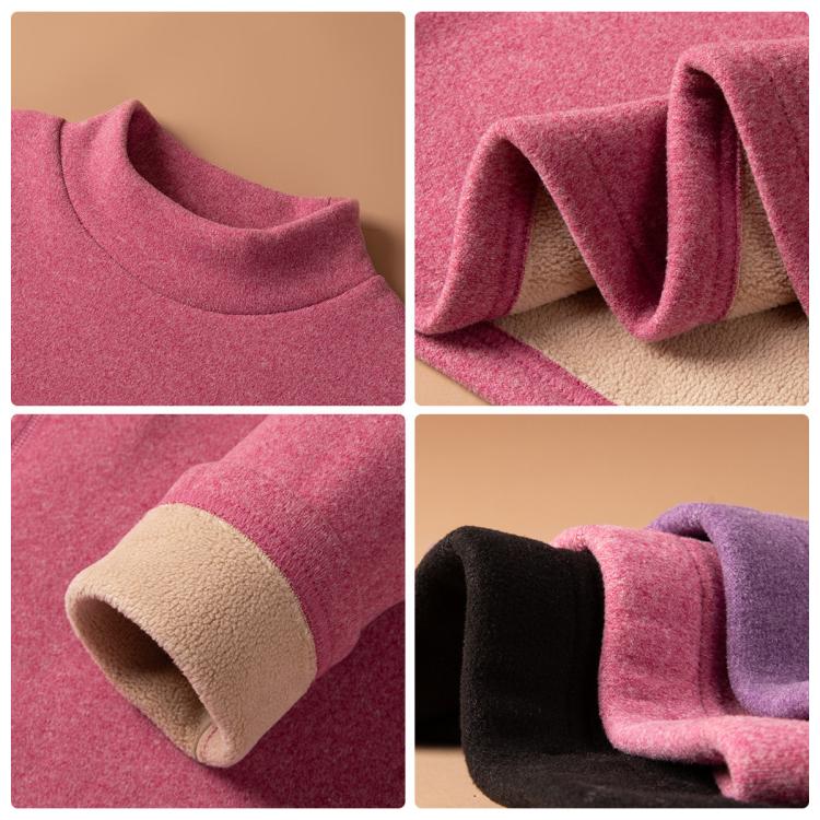 芬腾 【400g/㎡加绒加厚牛奶绒】本命年女士保暖打底秋衣裤套装女