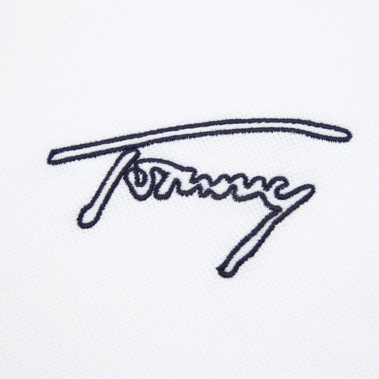 Tommy Jeans23新款春夏男女珠地棉经典刺绣合身短袖POLO衫16217