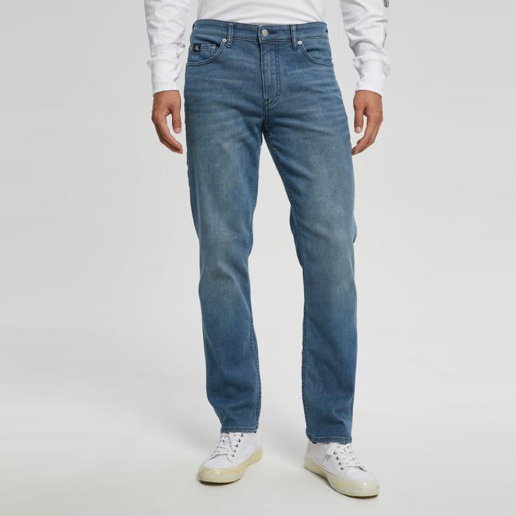 Calvin Klein Ck Jeans男士休闲简约合体版水洗舒适凉感高弹力牛仔裤j322235 In Blue