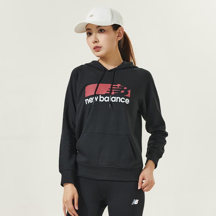 NEW BALANCE New Balance NB奥莱正品女款运动休闲时尚潮流百搭连帽抽绳长袖针织卫衣 6920868267819747523