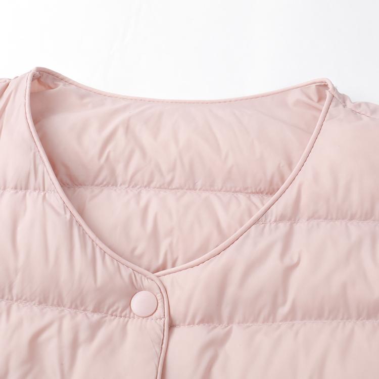 雪中飞 【90%鸭绒】圆领轻薄短款秋冬百搭外套女内穿外搭女式羽绒服