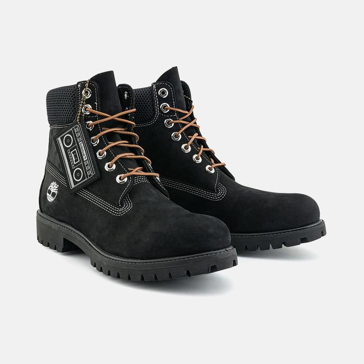 Timberland 添柏岚官方男鞋高帮靴24秋新款户外休闲偏大|a2p6w In Black