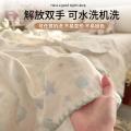 诺米美物 全棉双层纱绒盖毯毛毯空调被学生宿舍办公室午睡毯多功能盖毯子 图片 5