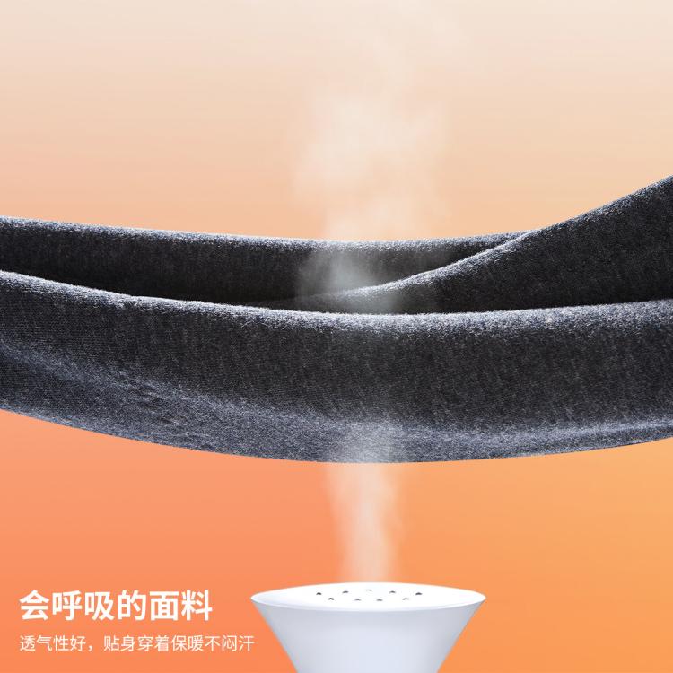 七匹狼 含【绵羊毛护膝】男式打底棉裤加绒加厚羊毛绒裤男士保暖秋裤