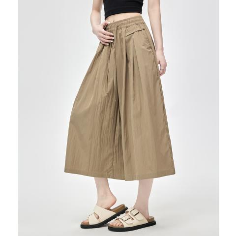 诺米美物 山本裙裤子女春夏季简约风垂坠感显瘦2025新款高级感小个子 图片 1