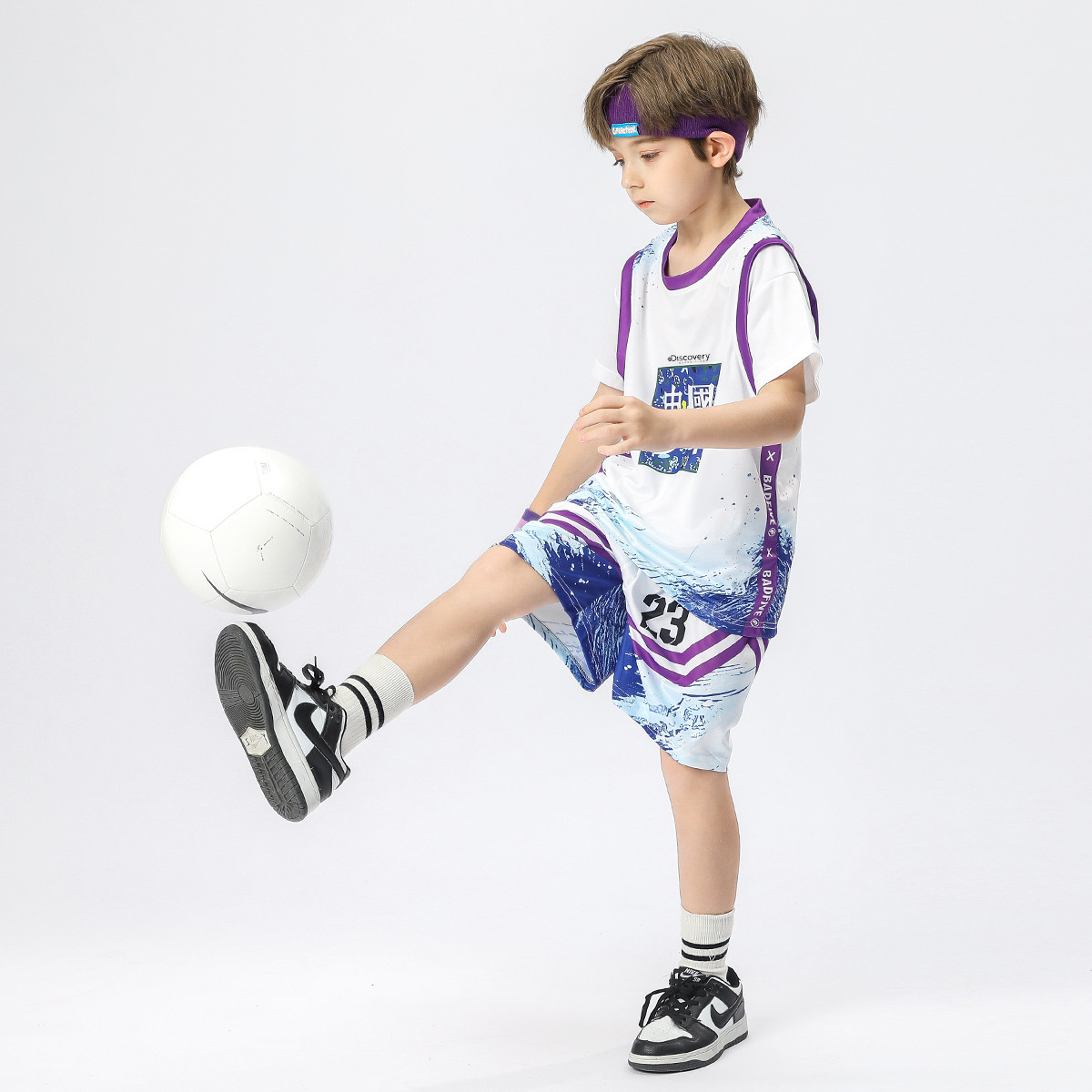 【中国少年】男童套装2024夏季儿童潮流运动篮球服套装