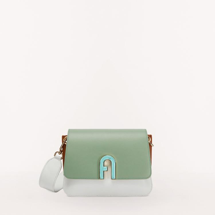 Furla Gemma牛皮迷你女士小方包 In Green