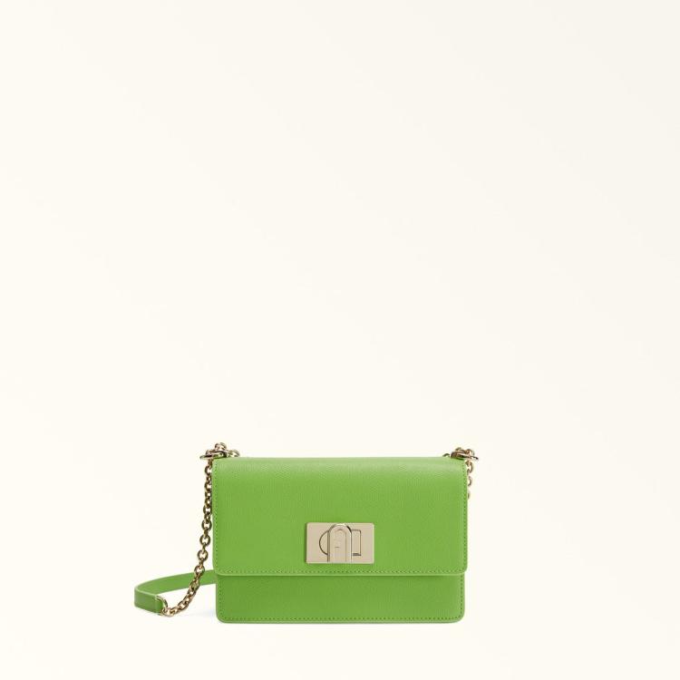 Furla [520好礼] 1927牛皮迷你女士单肩包 In Green