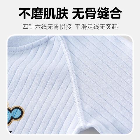 迪士尼 【舒适全棉】宝宝长袖连体衣春款卡通爬爬服婴儿春秋款a类家居服 图片 4