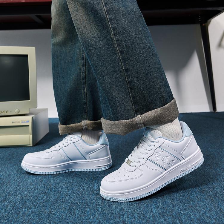 Kappa 情侣厚底小白鞋爆款春秋百搭板鞋男女低帮休闲运动鞋