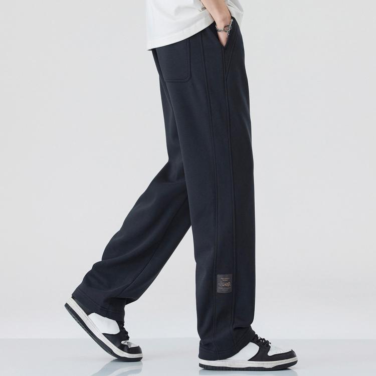 JEEP 【垂感直筒裤】休闲裤男士裤子男春季宽松卫裤运动裤垂感阔腿男裤