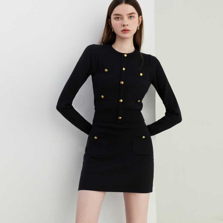 DPLAY 2025�궬���¿�ٴ��ɫ���ſ���֯��������ȹ��������װŮ 248Ԫ