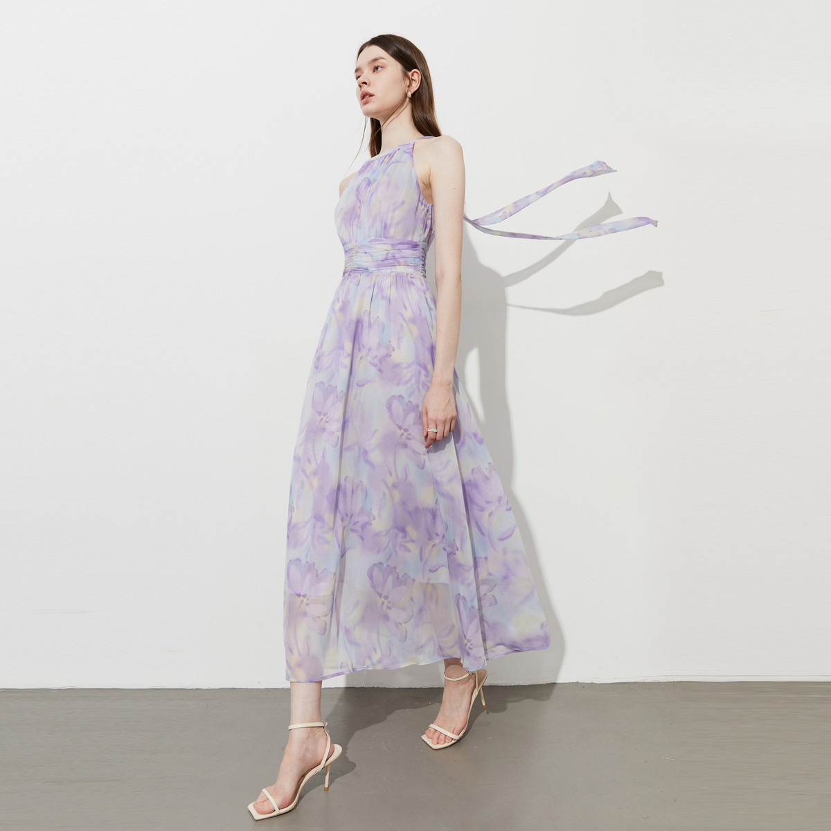 DPLAY 2025���ļ��¿���ɫ����ȹŮʱ�г������ȹ��ѩ��ӡ����ȹ329Ԫ���׹�