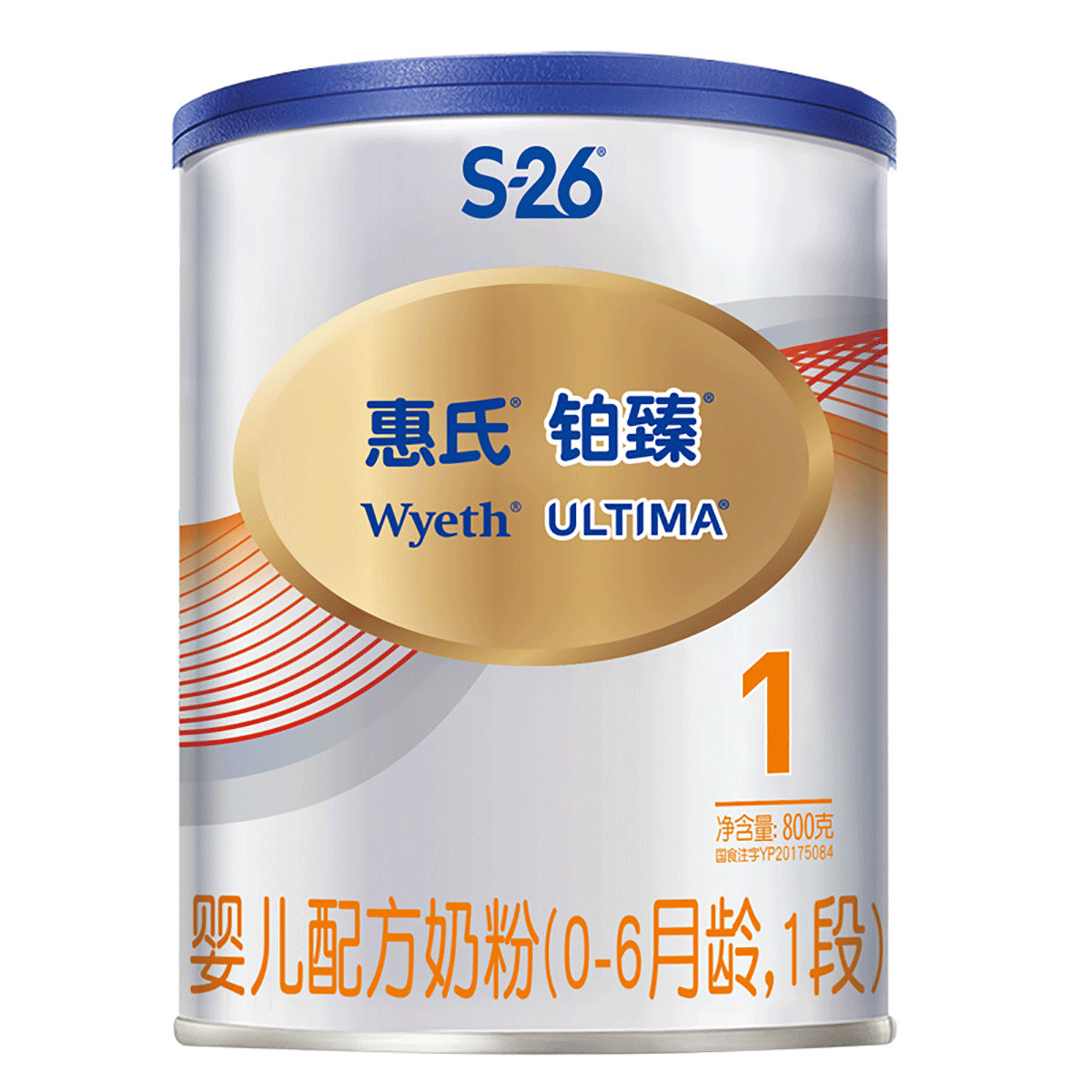 惠氏铂臻婴儿配方奶粉(1段800克)