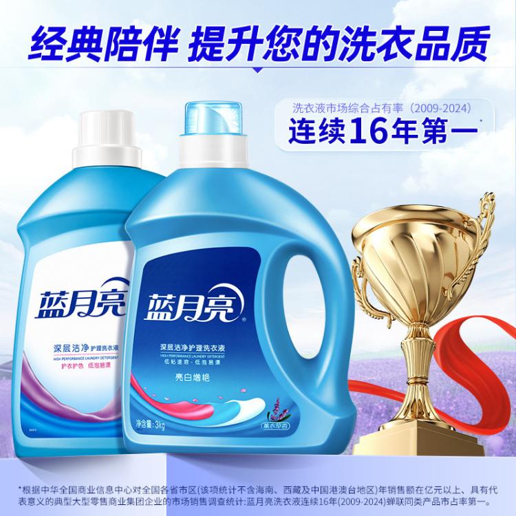 蓝月亮 【镇店爆款】17.2斤洗衣液家用实惠装薰衣草香氛亮白增艳套装
