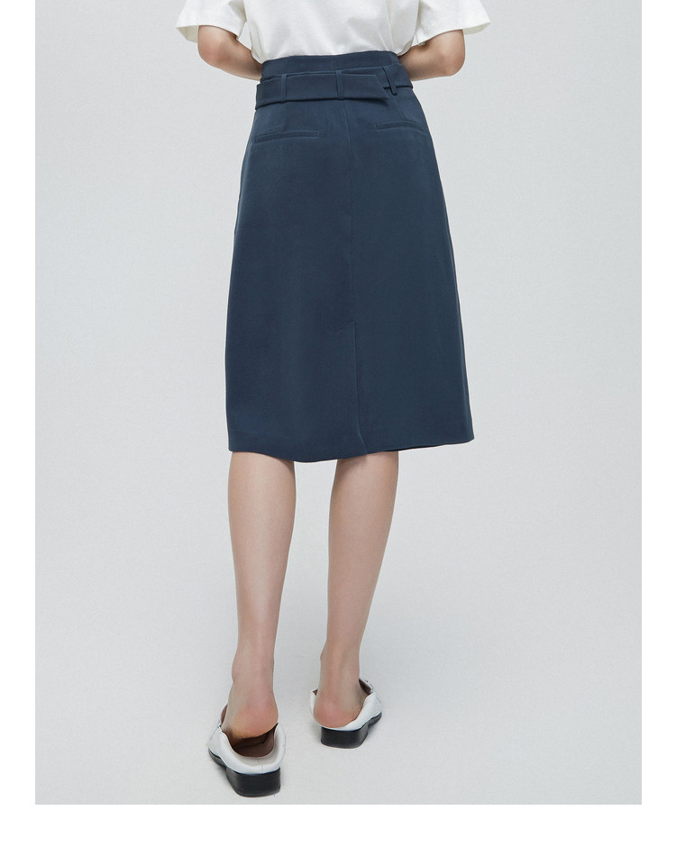 秋季女装商务通勤简约舒适百搭高腰直身裙职业半身裙半截裙